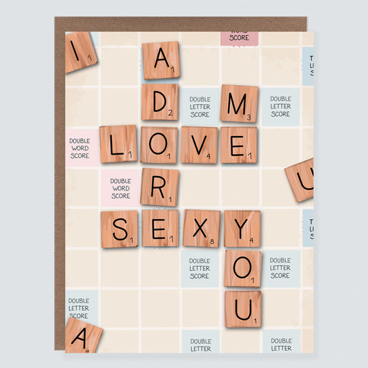 Word Games Love Card - Case of 6