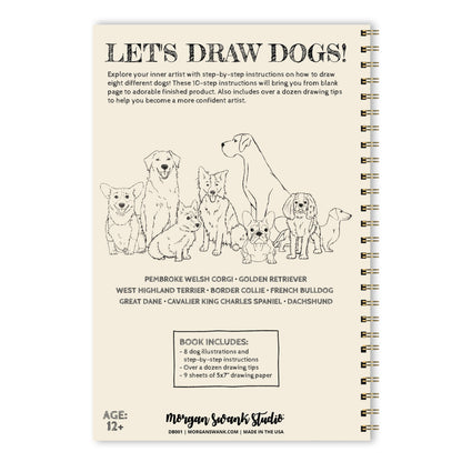 Draw 8 Dogs | How To Draw Activity Book