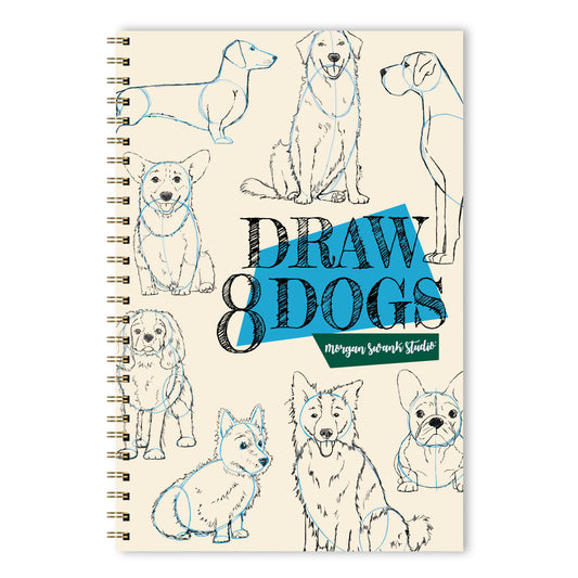 Draw 8 Dogs | How To Draw Activity Book