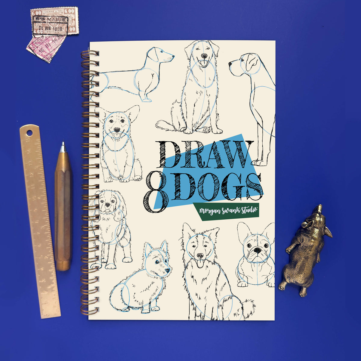 Draw 8 Dogs | How To Draw Activity Book