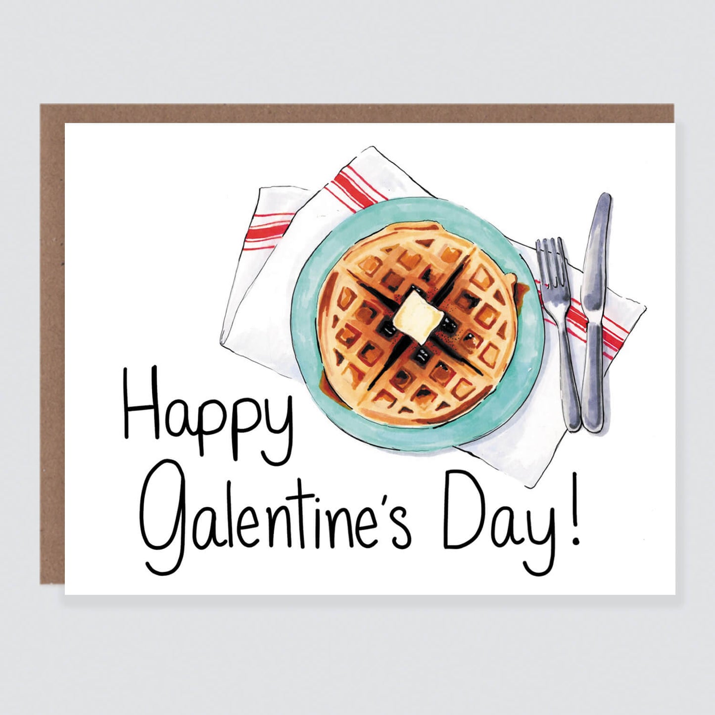 Happy Galentine's Day Waffles