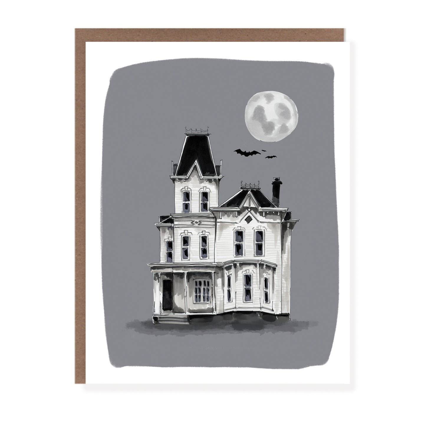 Haunted House Halloween Card - Case of 6