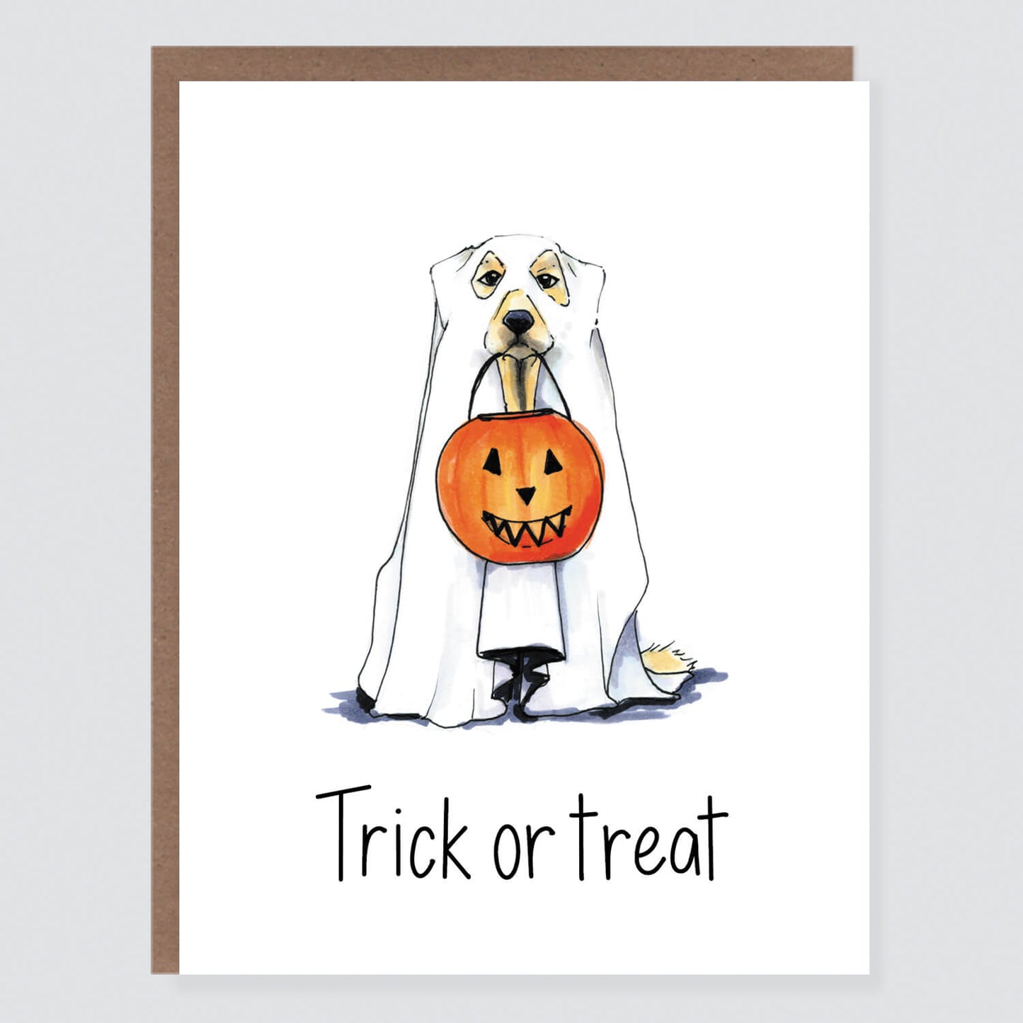 Trick or Treat Goldie Halloween Card - Case of 6