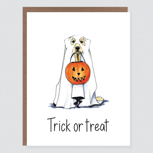 Trick or Treat Goldie Halloween Card - Case of 6