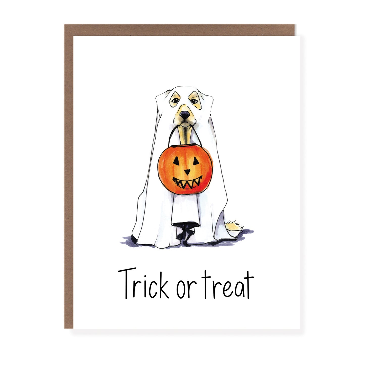 Trick or Treat Goldie Halloween Card - Case of 6