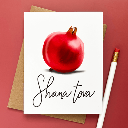 Shana Tova Pomegranate Card - Case of 6