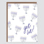 Get Lit Menorah | Hanukkah Card - Case of 6