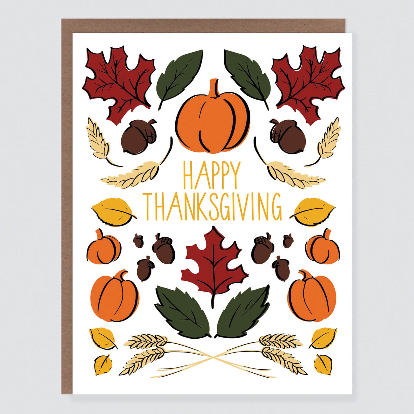 Thanksgiving Folk Card - Case of 6