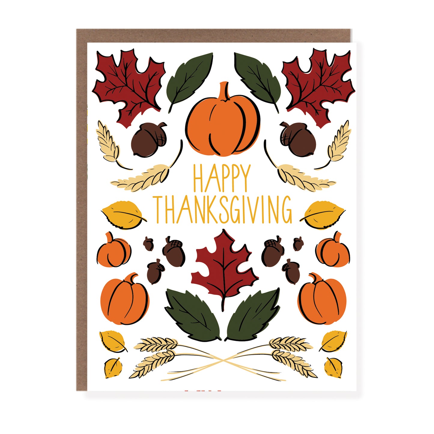 Thanksgiving Folk Card - Case of 6