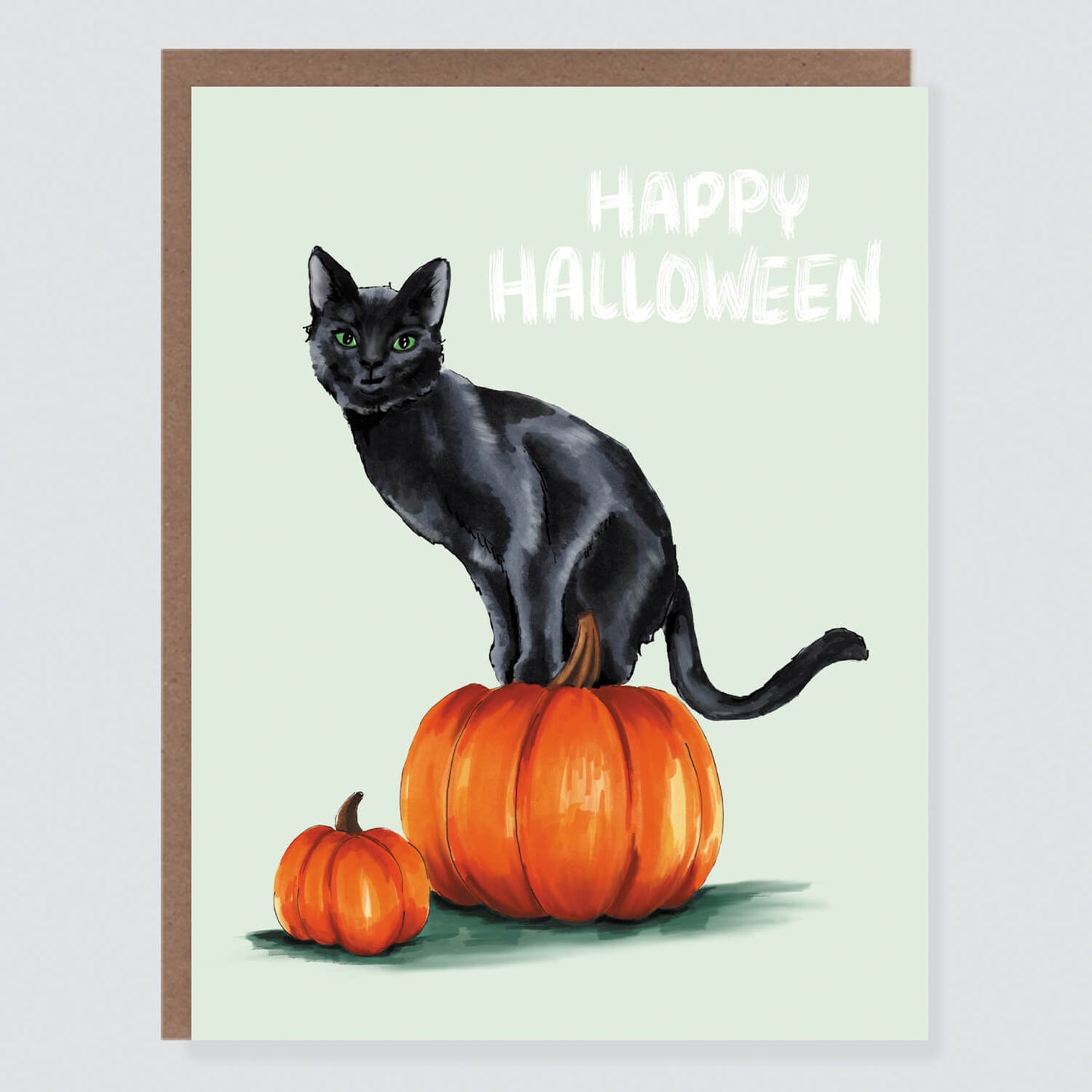 Halloween Black Cat Card - Case of 6