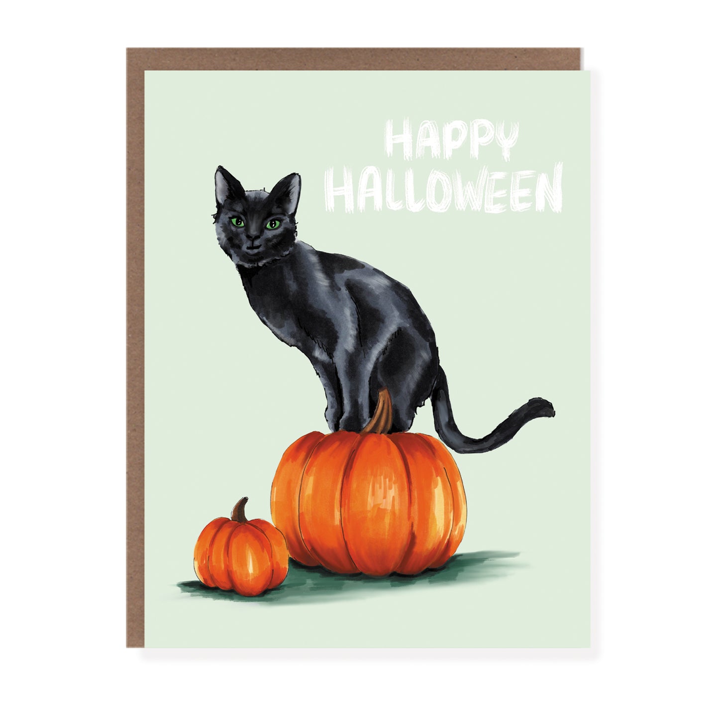 Halloween Black Cat Card - Case of 6