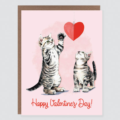 Valentine's Day Kittens Card - Case of 6