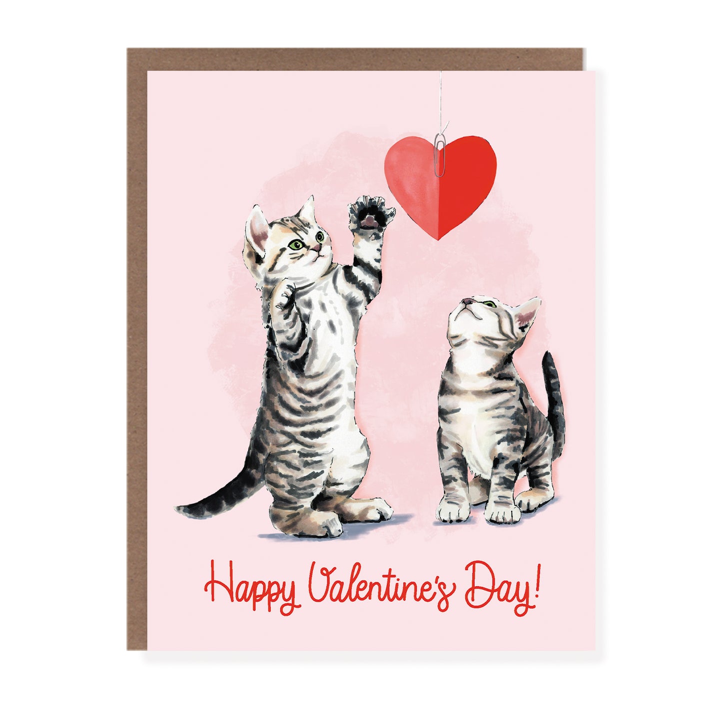 Valentine's Day Kittens Card - Case of 6