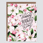 Mother's Day Apple Blossom Floral Card - Case of 6