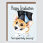 Graduation Corgi Card - Case of 6