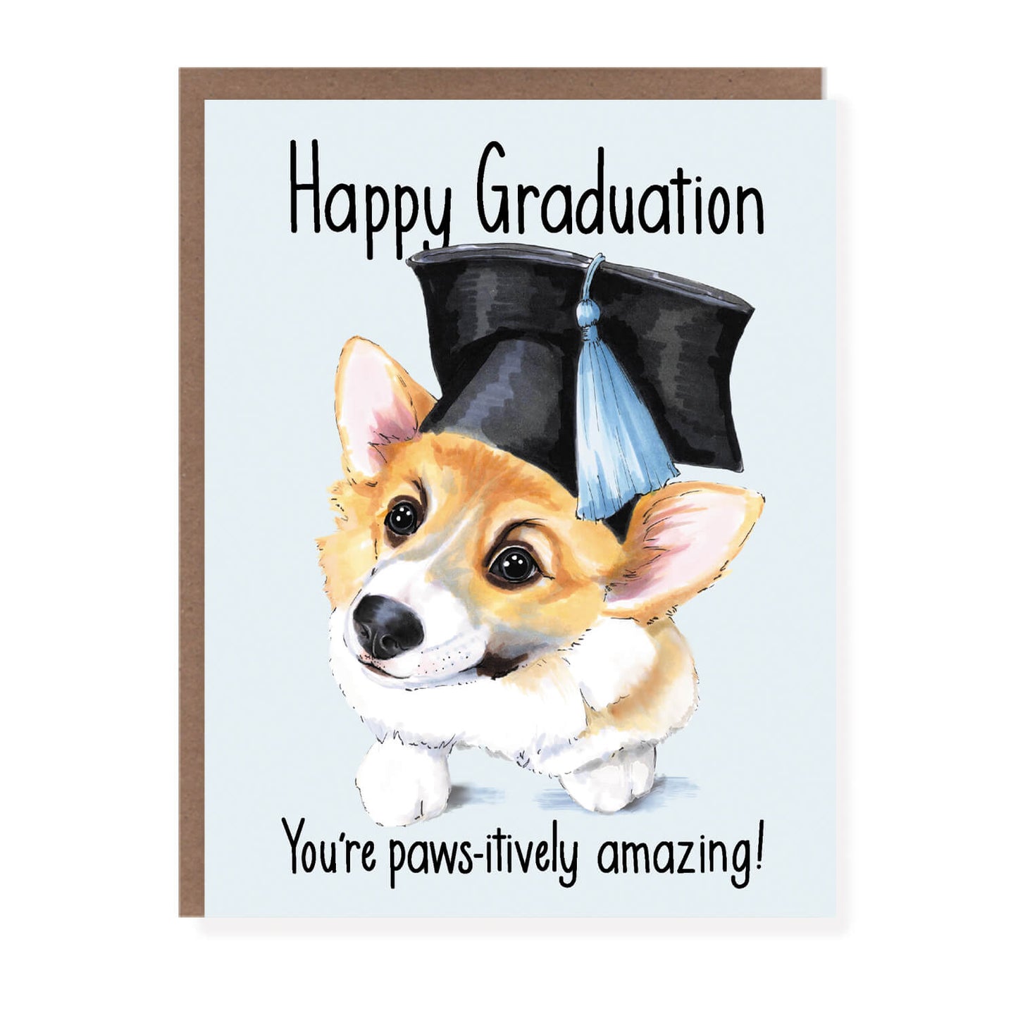 Graduation Corgi Card - Case of 6