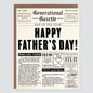 Newspaper Father's Day Card - Case of 6