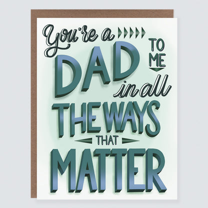 Dad to Me | Alternative Father's Day Card