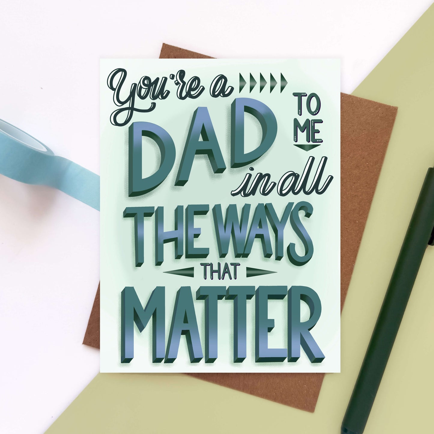 Dad to Me | Alternative Father's Day Card