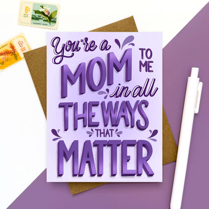 Mom to Me | Alternative Mother's Day Card