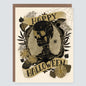 Skeleton Cameo Halloween Card