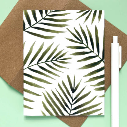 Palm Leaf Card - Case of 6