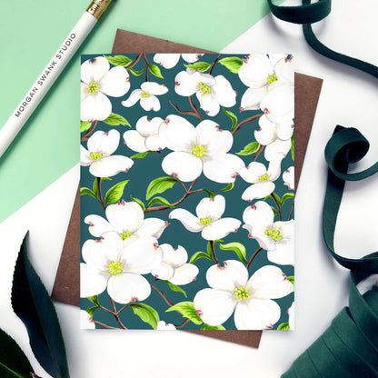 Dogwood Floral Card - Case of 6