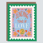 Sending Love Postage Stamp | Encouragement Card - Case of 6