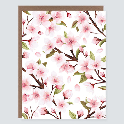 Cherry Blossom Floral Everyday Card