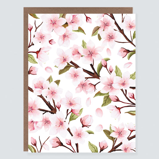 Cherry Blossom Floral Everyday Card