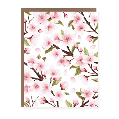 Cherry Blossom Floral Everyday Card