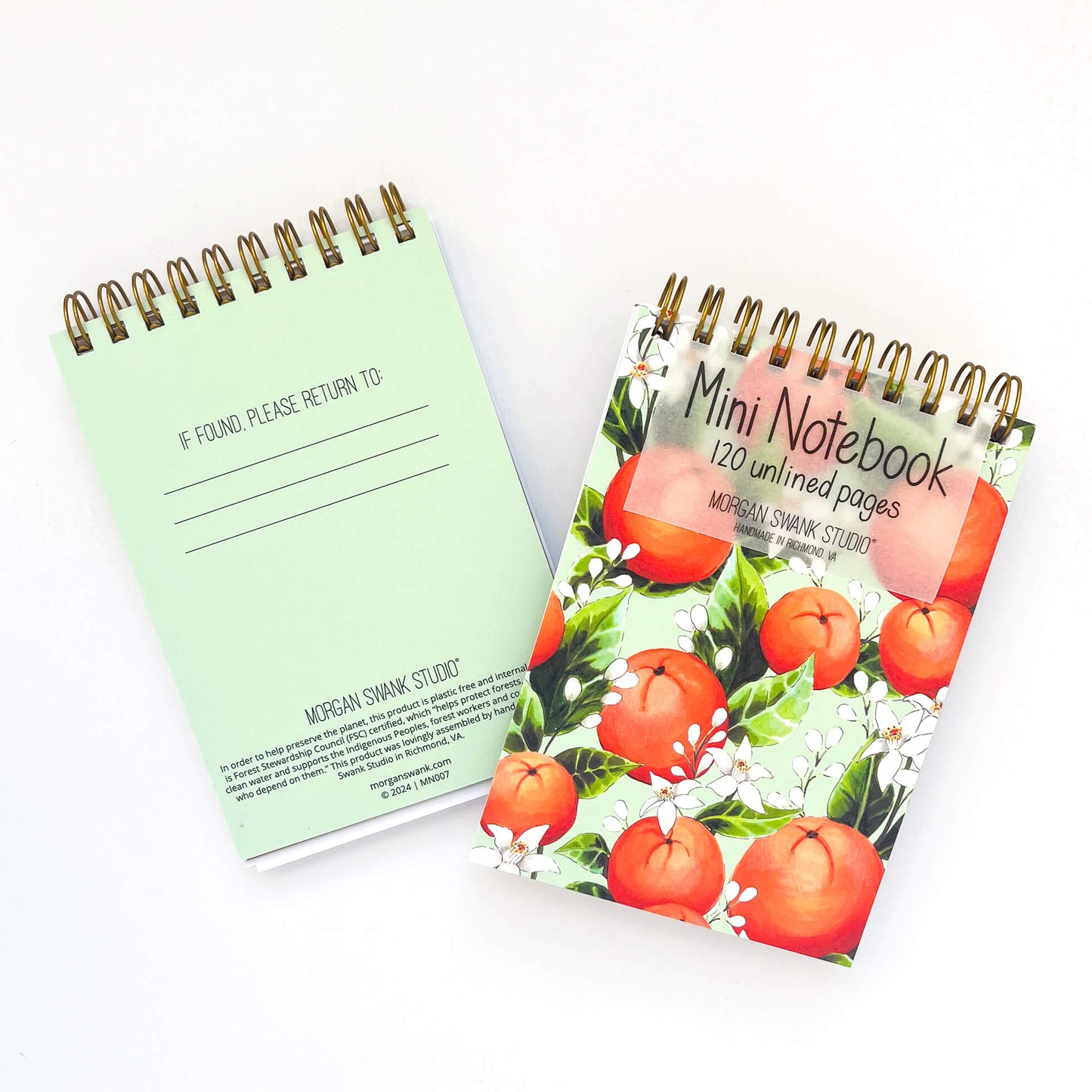 Orange Blossom Mini Notebook - Case of 4