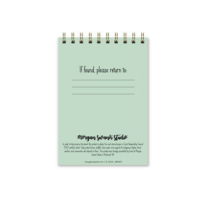 Orange Blossom Mini Notebook