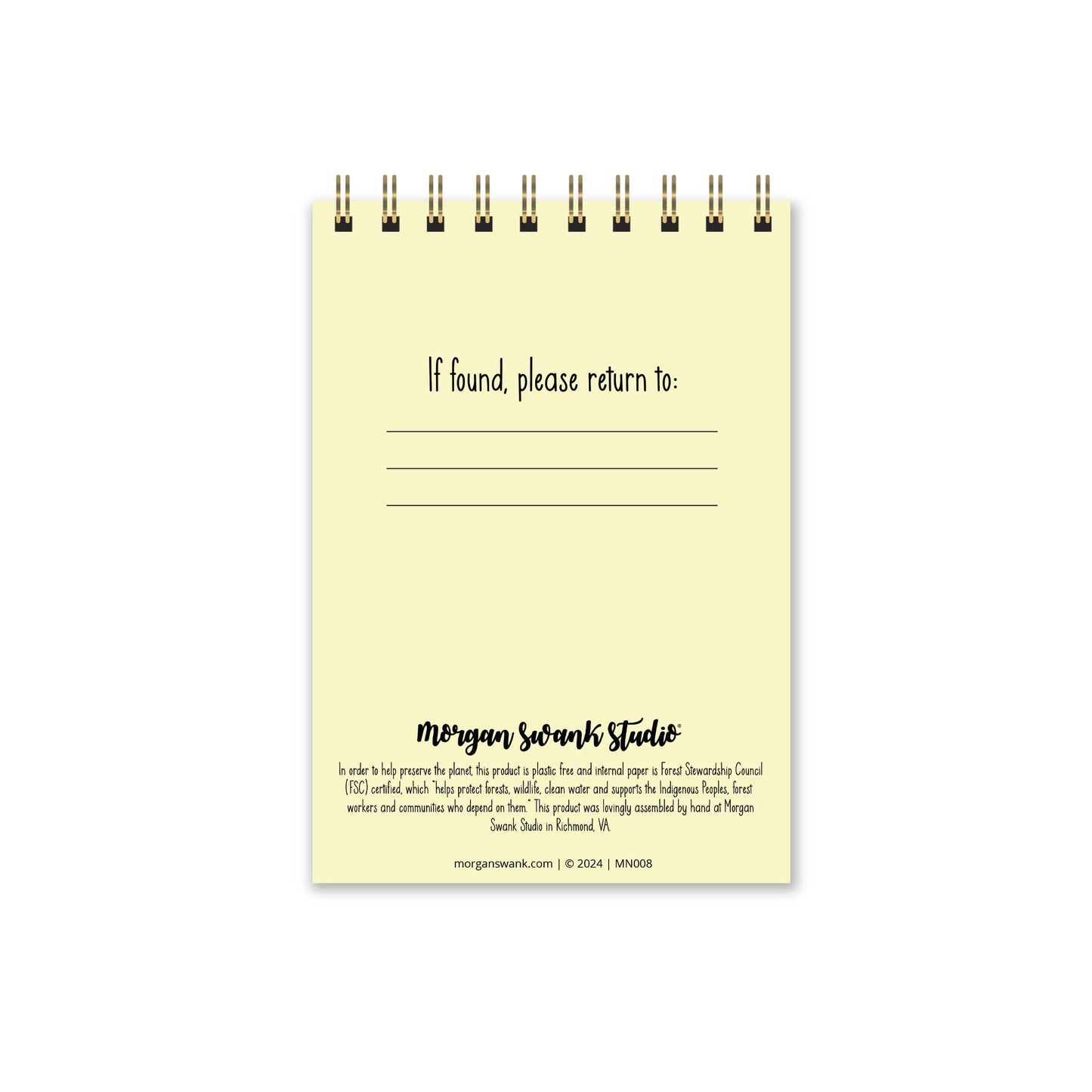 Dogwood Floral Mini Notebook