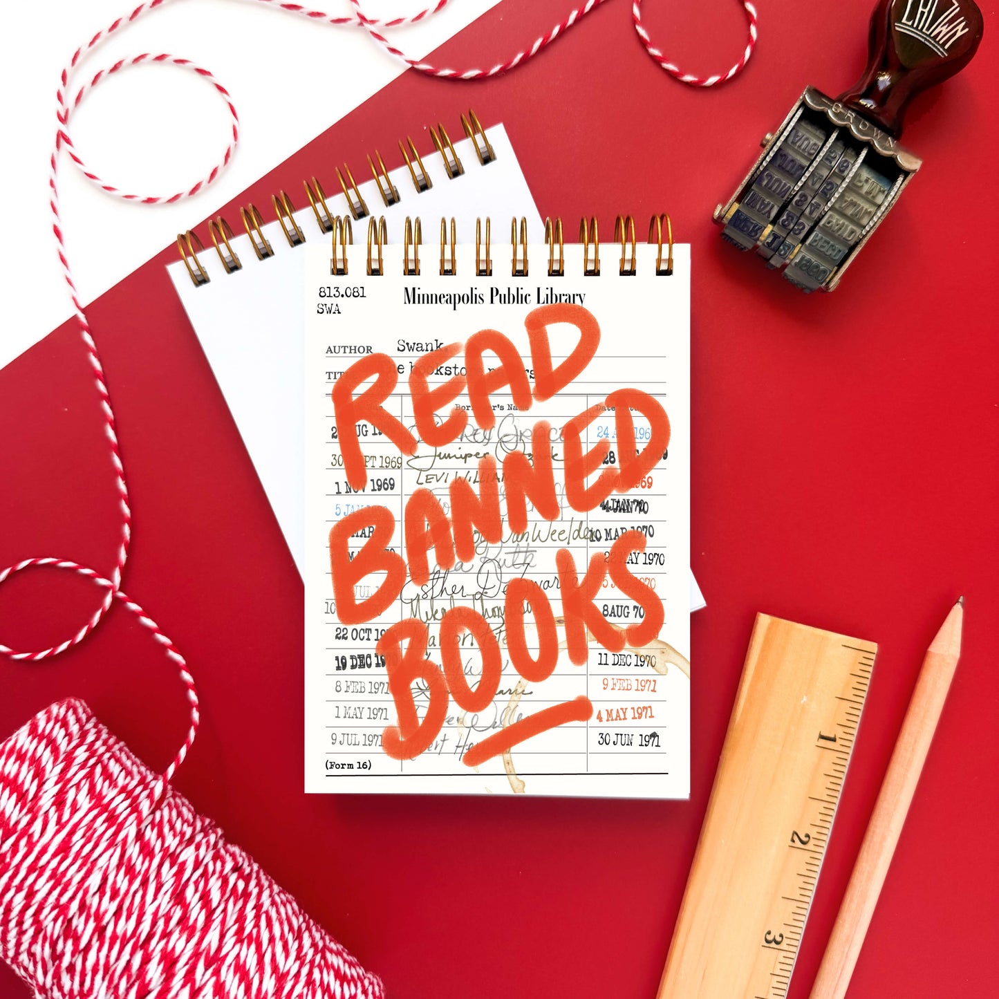 Read Banned Books Mini Notebook