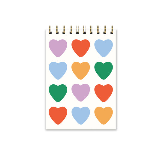 Hearts Mini Notebook - Case of 4