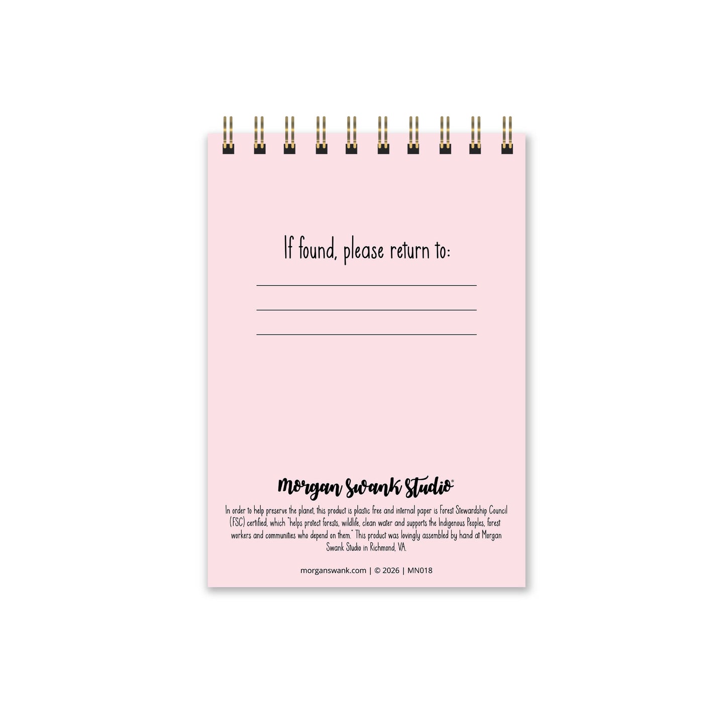 Cherry Blossoms Mini Notebook