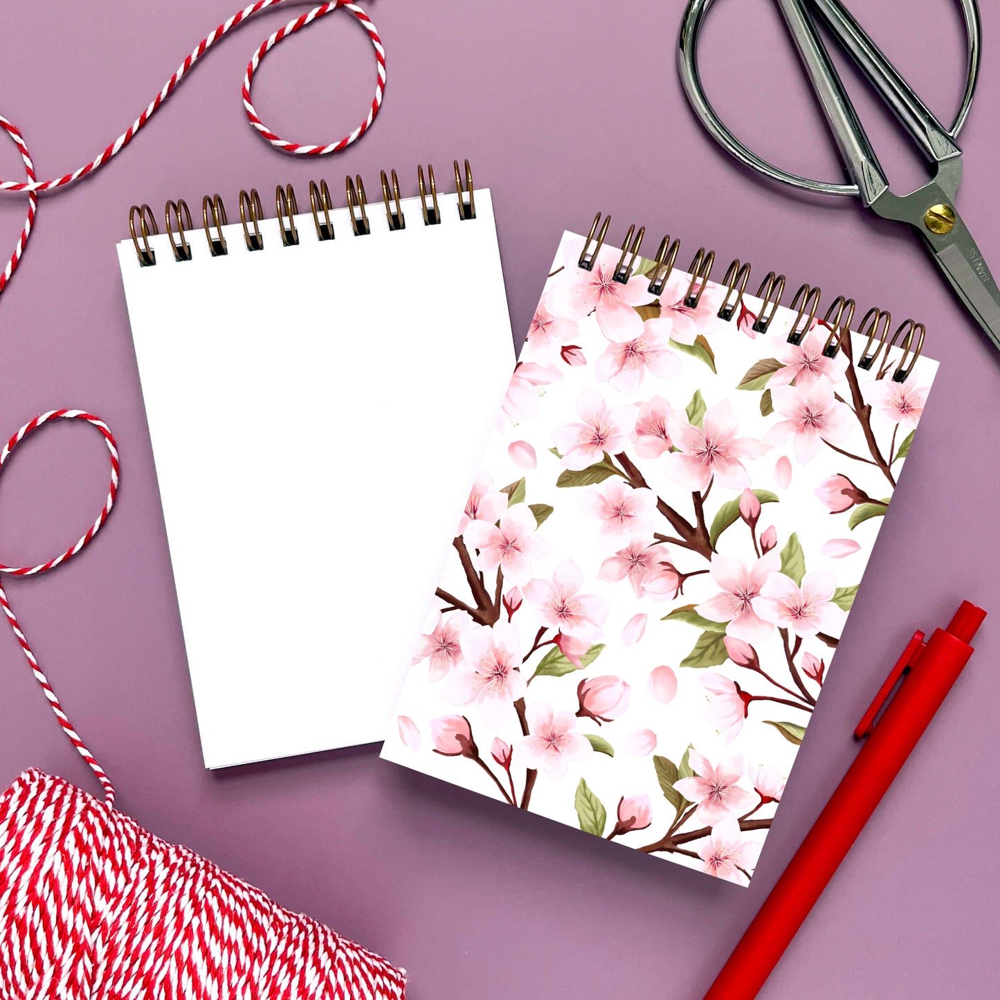 Cherry Blossoms Mini Notebook