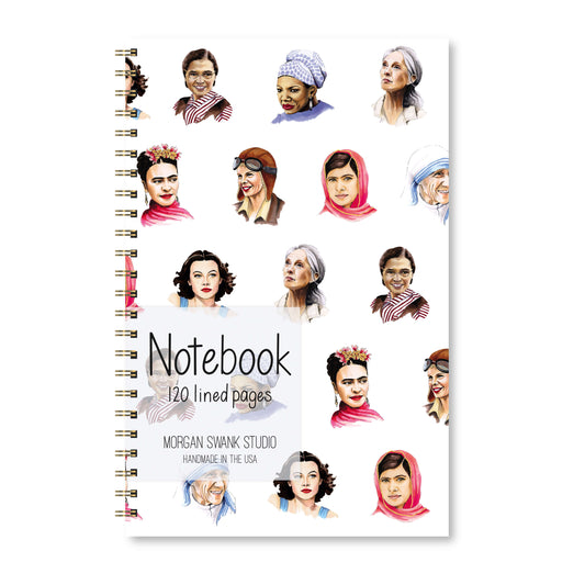 Famous Women Notebook - Case of 4