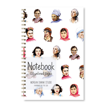 Famous Women Notebook - Case of 4