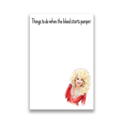 Country Star Doll Notepad