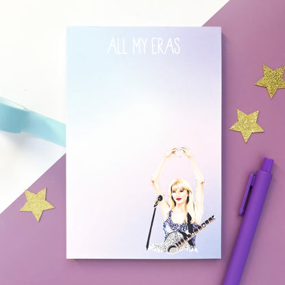 Taylor All My Eras Notepad - Case of 4