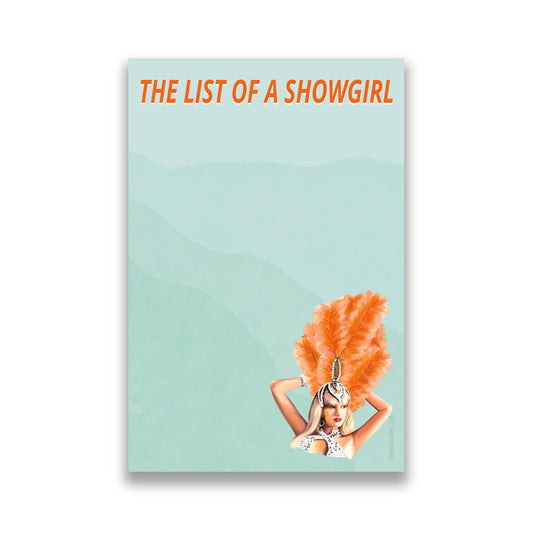 Taylor Showgirl Notepad - Case of 4