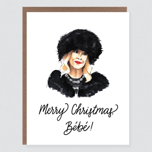 Merry Christmas Bebe Moira Card - Case of 6