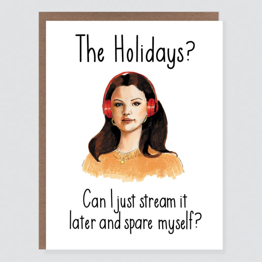 Only Murders Stream the Holidays Card - Case of 6