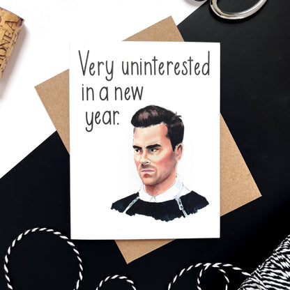 David Uninterested in New Year Card