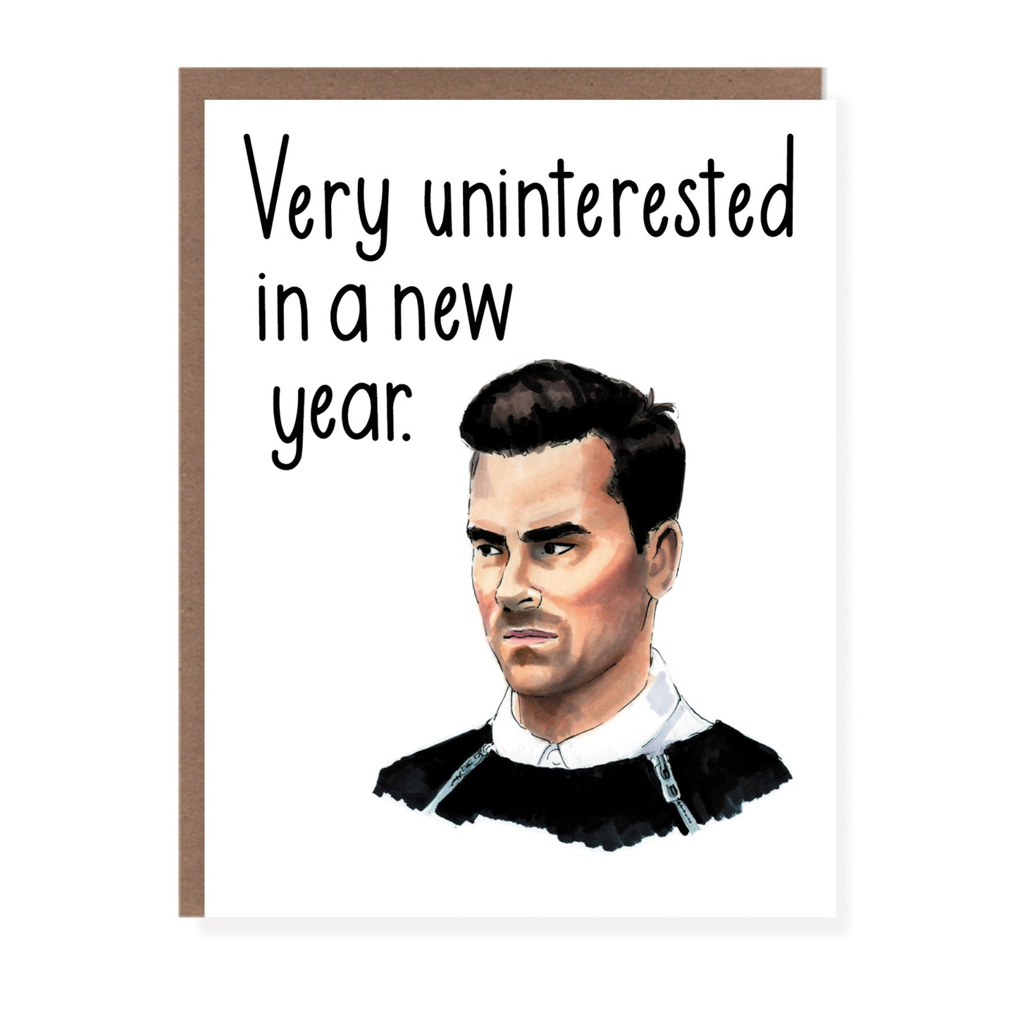 David Uninterested in New Year Card - Case of 6