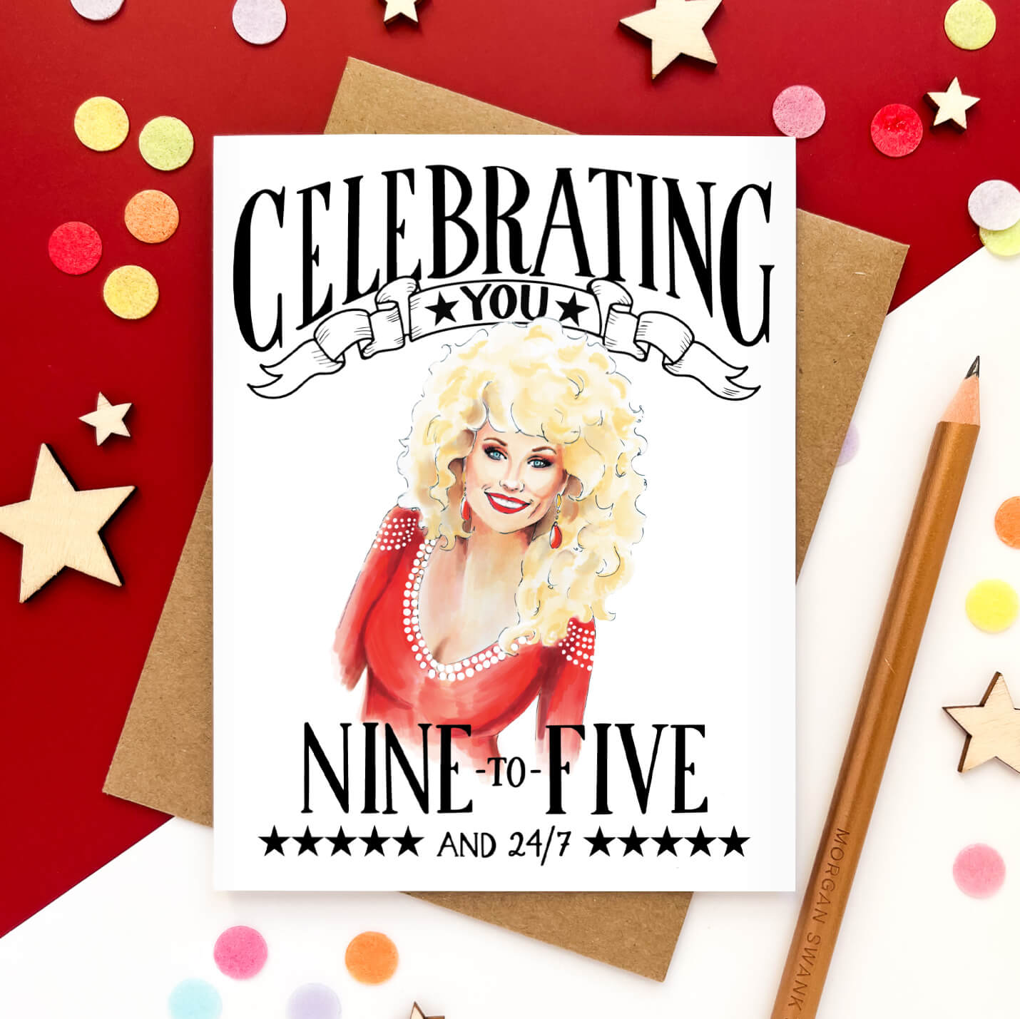 Dolly Celebrating You 9 To 5 Card - Case of 6