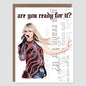 Taylor Ready For It Birthday Card - Case of 6