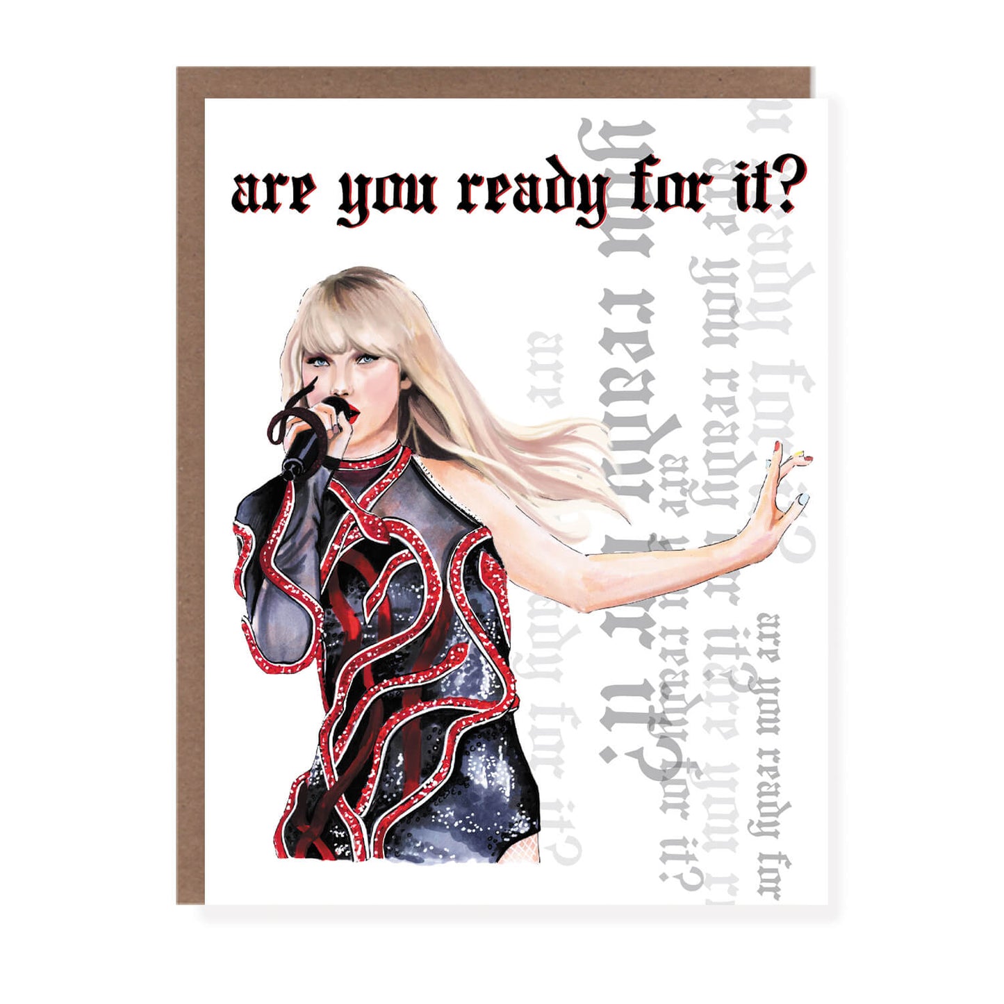 Taylor Ready For It Birthday Card - Case of 6